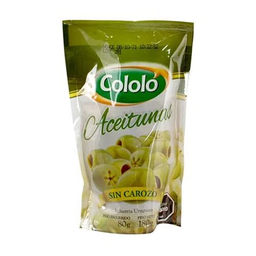 Cololo Aceitunas Cololo Sin Carozo 180g - Almacenes Tampico