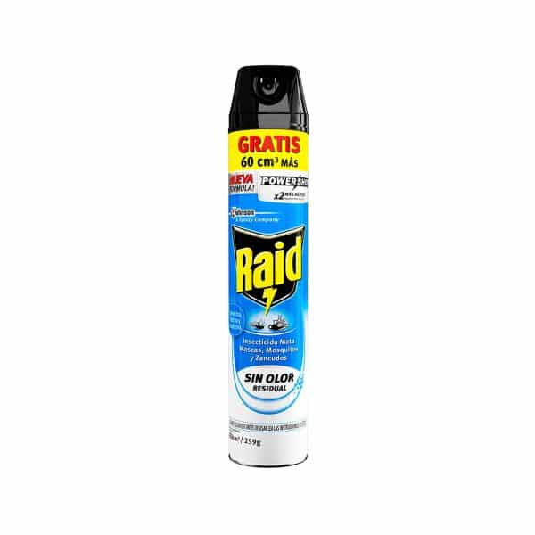 Insecticida Raid Mata Moscas Sin Olor 420ml