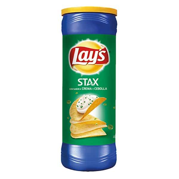Lays Stax Crema Y Cebolla 163g