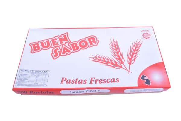 Ravioles Buen Sabor Jamon Y Pollo 200 Ravioles