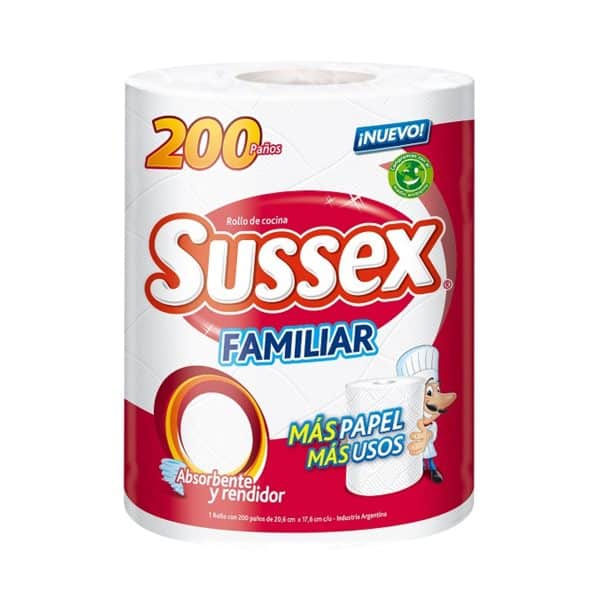 Rollo De Cocina Sussex 200 Paños