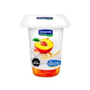 Yogurt Con Fondo De Frutas Durazno Conaprole 180g