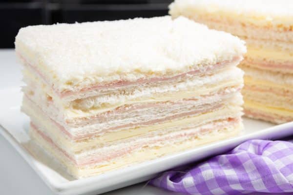 Sandwich Jamon Y Queso 100 Unidades Rectangular