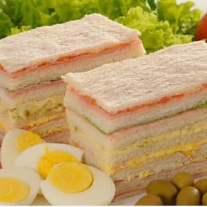 Sandwich Olimpico, Surtidos 100 Unidades Rectangulares